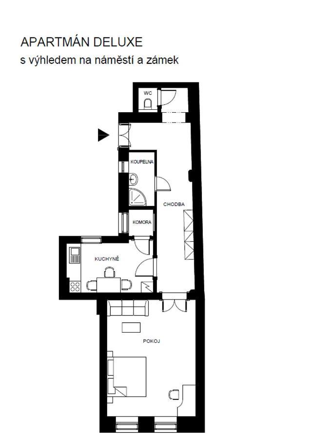 Apartmány Velké náměstí Kroměříž Exterior foto